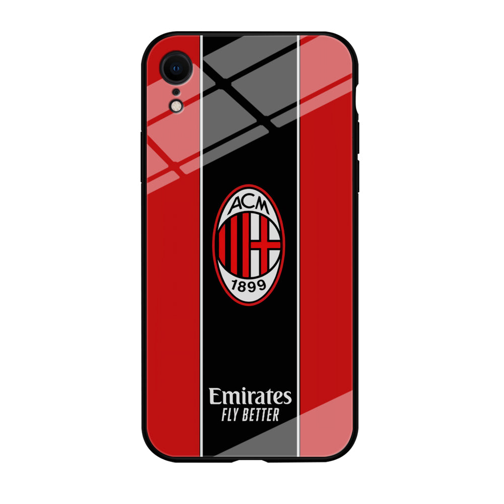 AC Milan Stripe of Jersey iPhone XR Case