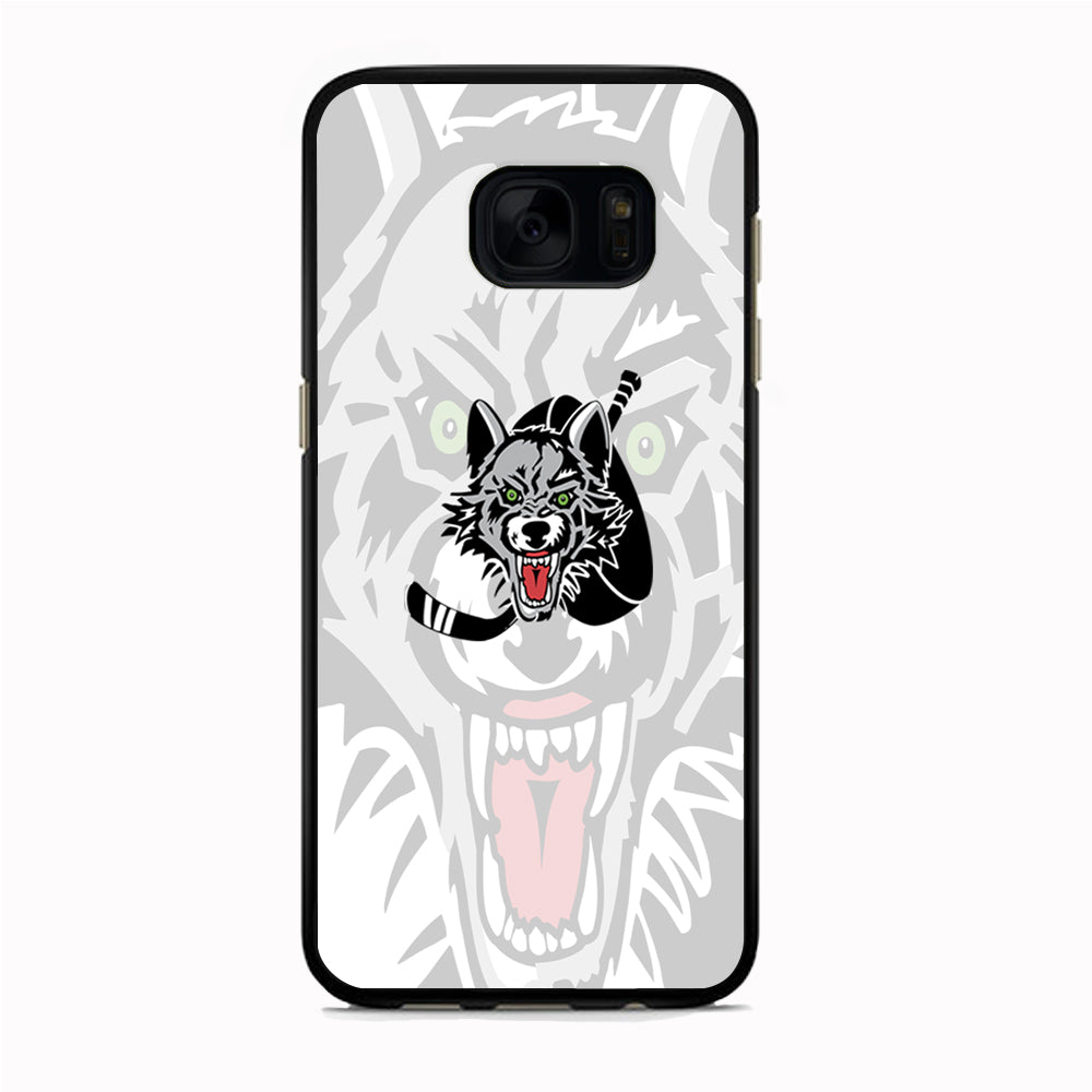 AHL Chicago Wolves Logo Samsung Galaxy S7 Edge Case