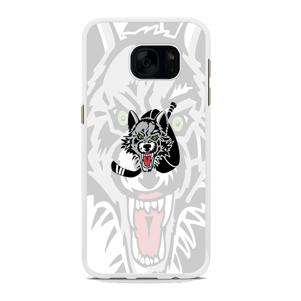 AHL Chicago Wolves Logo Samsung Galaxy S7 Edge Case