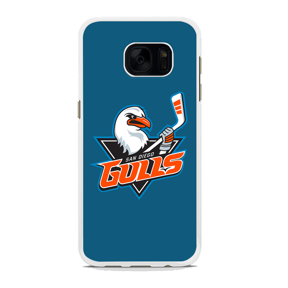 AHL San Diego Gulls Logo Samsung Galaxy S7 Edge Case