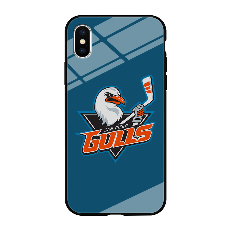 AHL San Diego Gulls Logo iPhone XS MAX Case