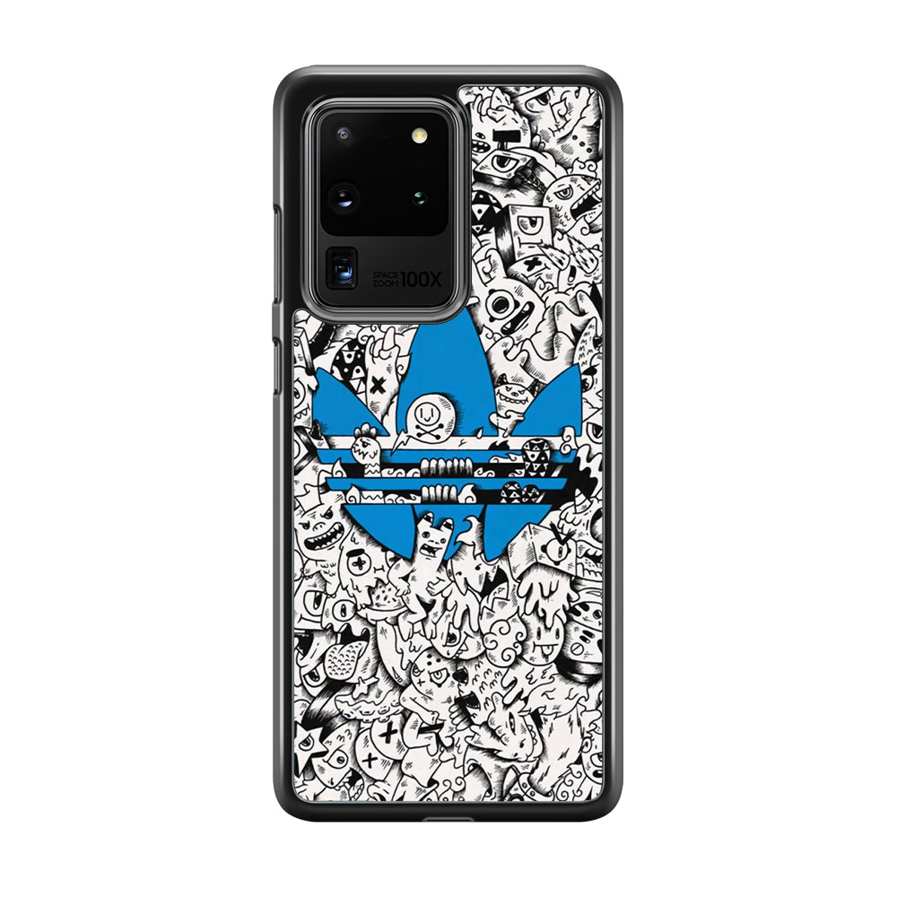 Adidas B&W Doodle Samsung Galaxy S20 Ultra Case