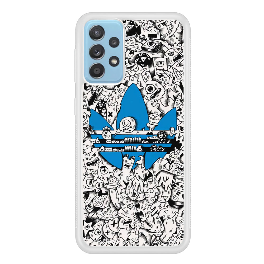 Adidas B&W Doodle Samsung Galaxy A52 Case