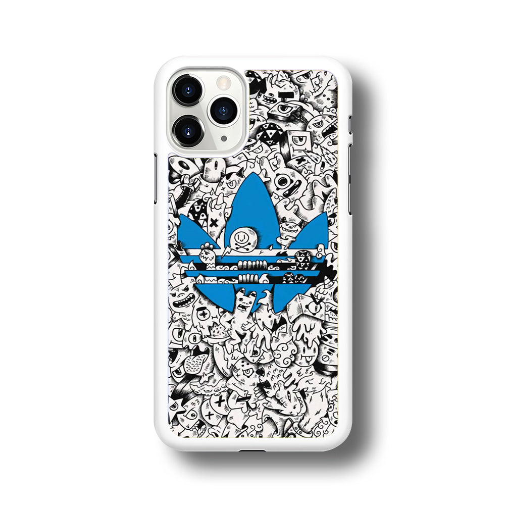 Adidas B&W Doodle iPhone 11 Pro Max Case