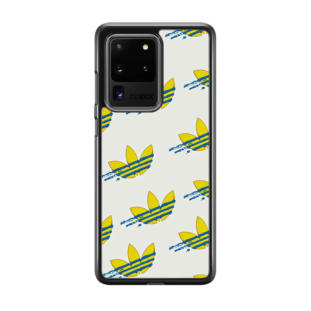 Adidas Doodle Fly Paint Blue Samsung Galaxy S20 Ultra Case