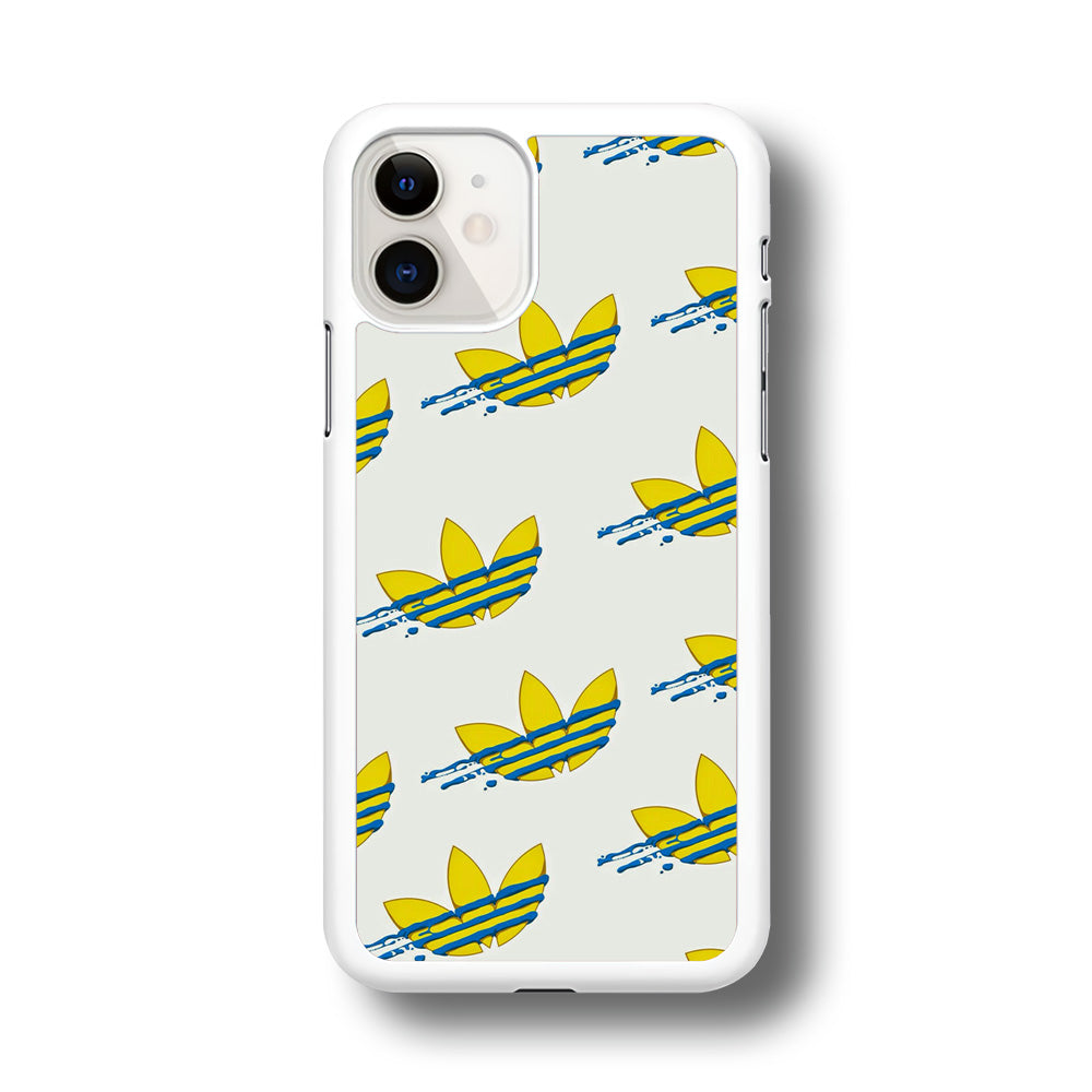 Adidas Doodle Fly Paint Blue iPhone 11 Case