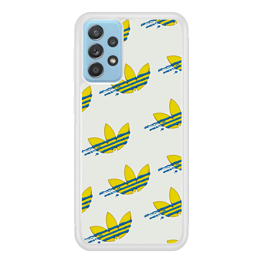 Adidas Doodle Fly Paint Blue Samsung Galaxy A52 Case