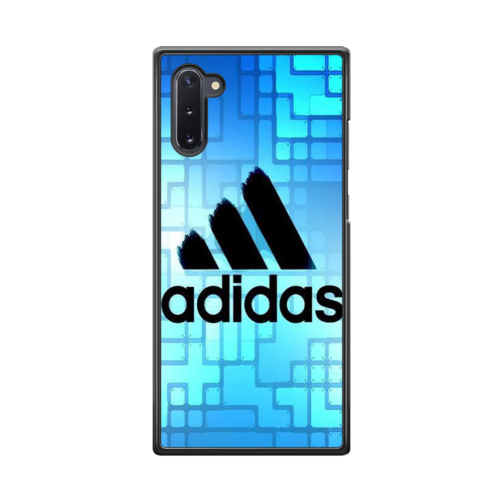 Adidas Logo Blue Abstract Samsung Galaxy Note 10 Case