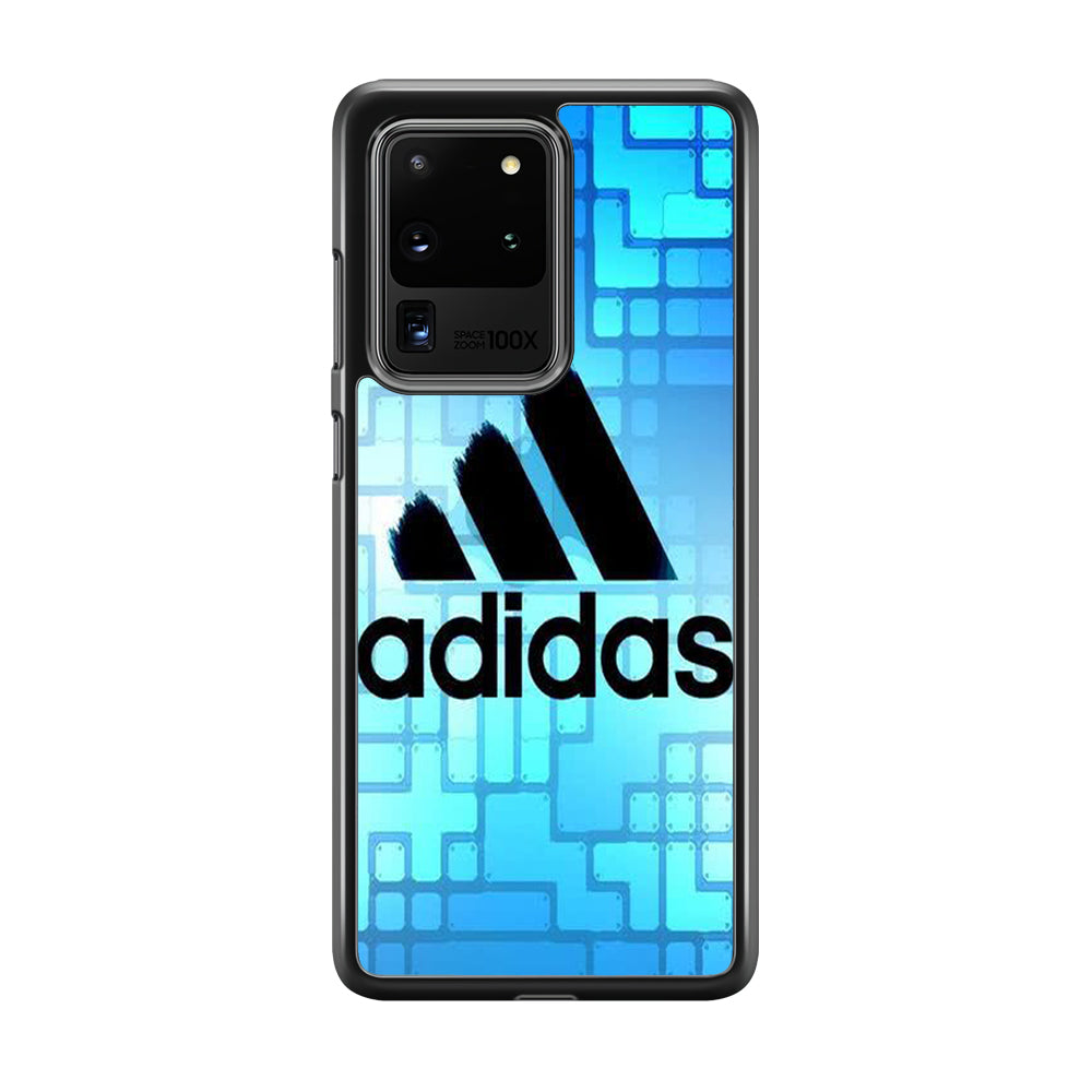 Adidas Logo Blue Abstract Samsung Galaxy S20 Ultra Case