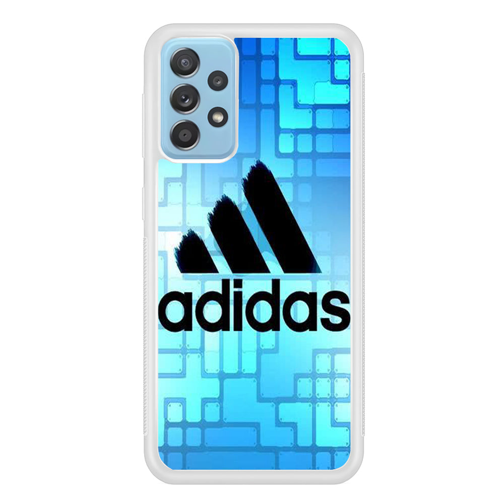 Adidas Logo Blue Abstract Samsung Galaxy A52 Case