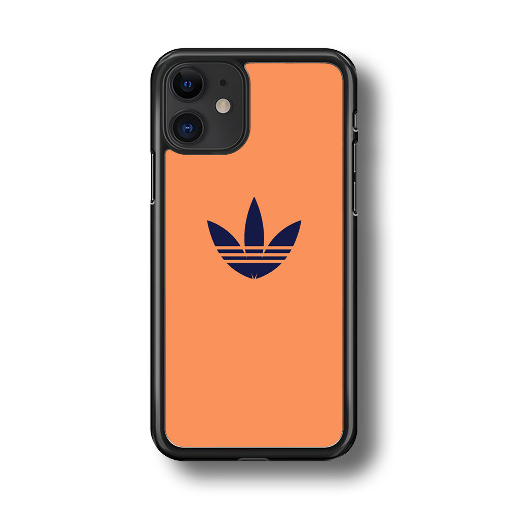 Adidas Logo Light Salmon Orange iPhone 11 Case