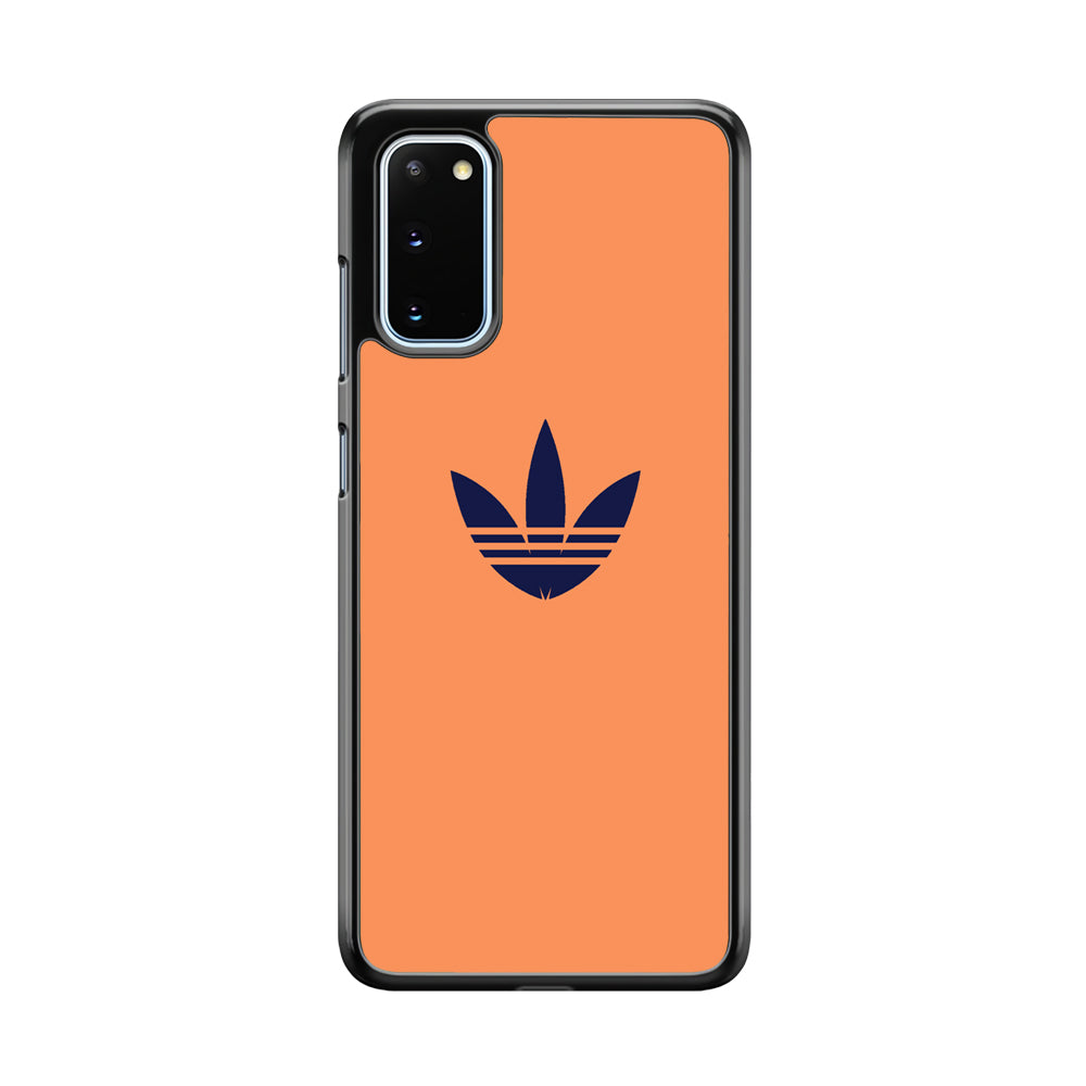 Adidas Logo Light Salmon Orange Samsung Galaxy S20 Case