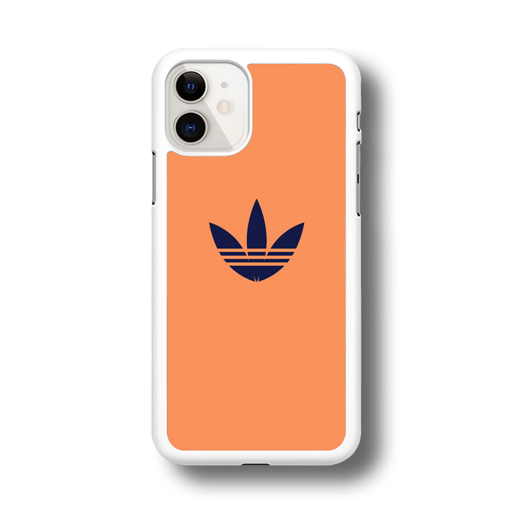 Adidas Logo Light Salmon Orange iPhone 11 Case