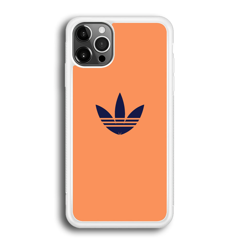 Adidas Logo Light Salmon Orange iPhone 12 Pro Case