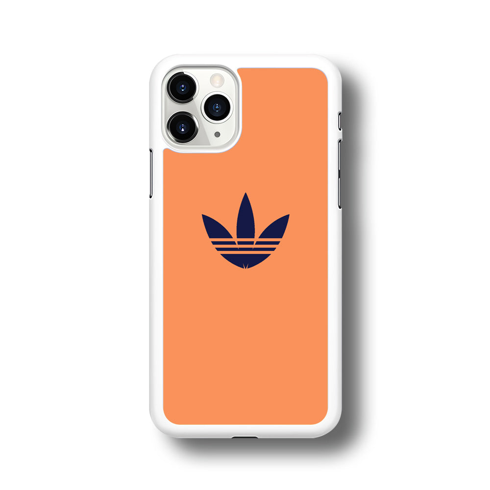 Adidas Logo Light Salmon Orange iPhone 11 Pro Max Case