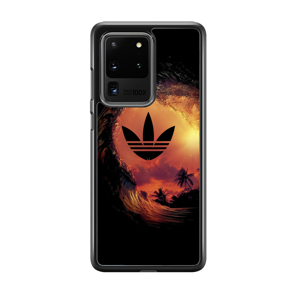 Adidas Logo Wave Sunset Samsung Galaxy S20 Ultra Case
