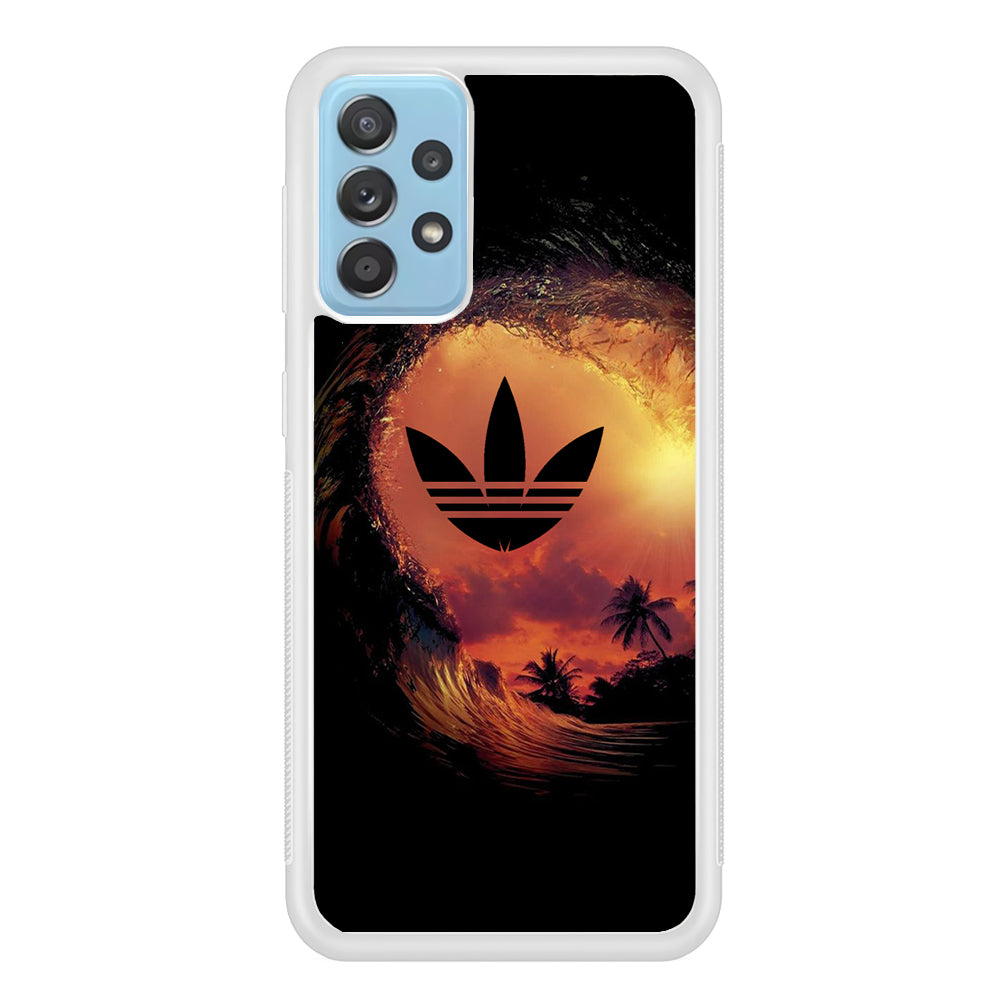 Adidas Logo Wave Sunset Samsung Galaxy A52 Case