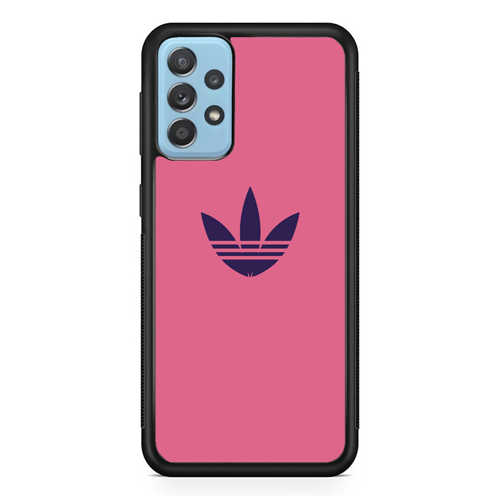 Adidas Orchid Purple Logo Samsung Galaxy A52 Case