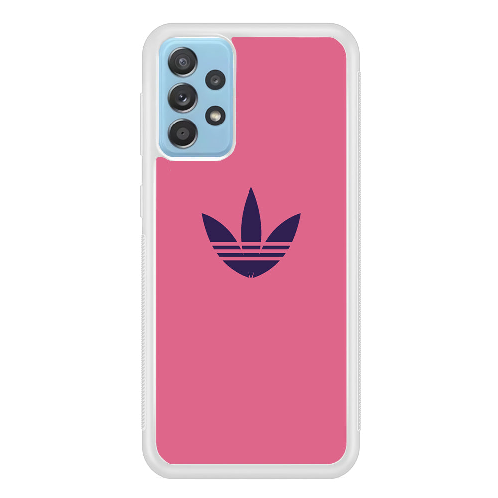 Adidas Orchid Purple Logo Samsung Galaxy A52 Case