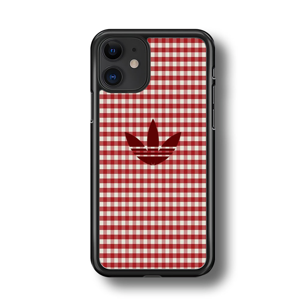 Adidas Red Flannel iPhone 11 Case