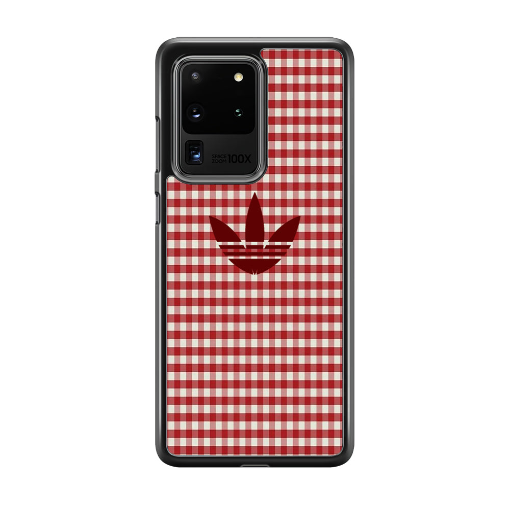 Adidas Red Flannel Samsung Galaxy S20 Ultra Case