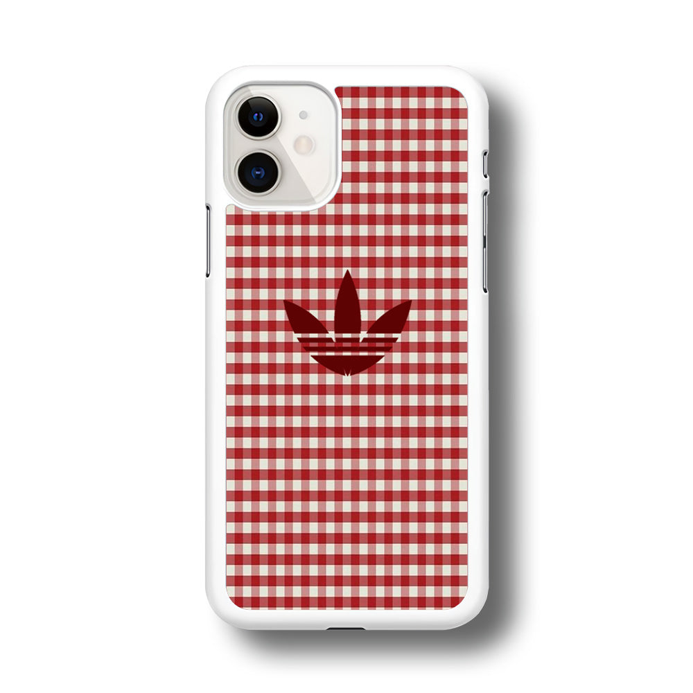 Adidas Red Flannel iPhone 11 Case