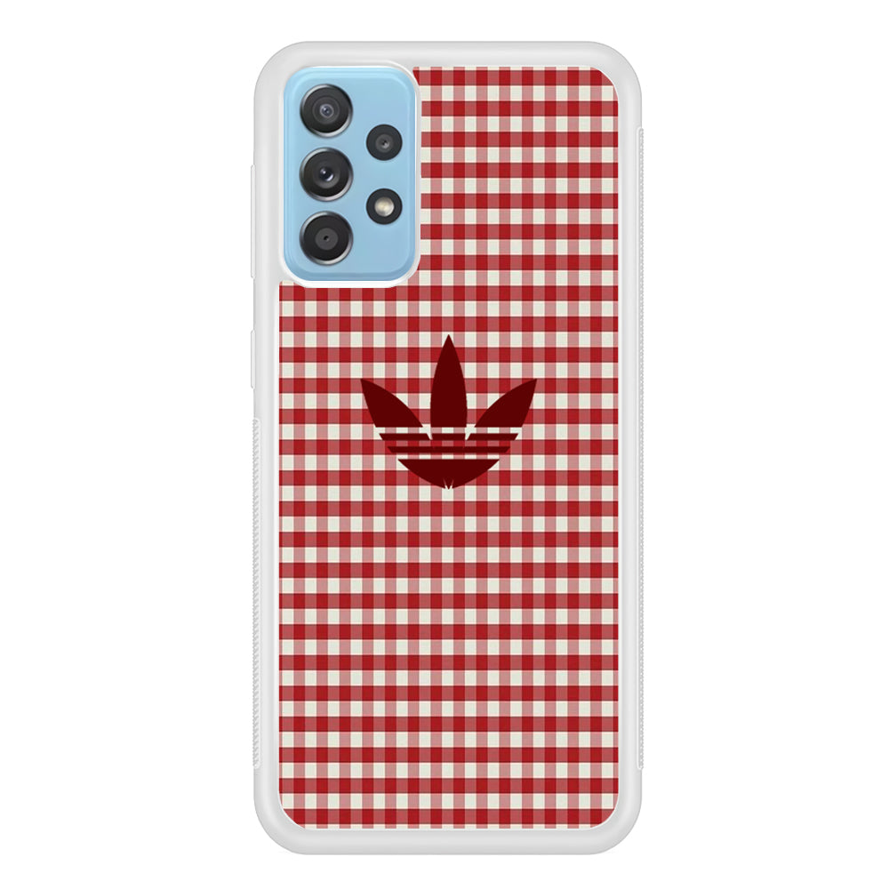 Adidas Red Flannel Samsung Galaxy A52 Case