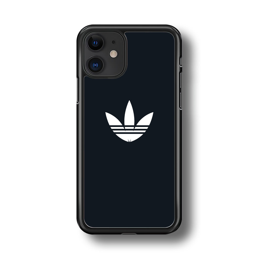 Adidas Space Grey White Logo iPhone 11 Case