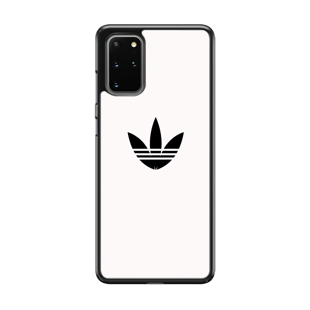 Adidas White Bone Logo Black Samsung Galaxy S20 Plus Case
