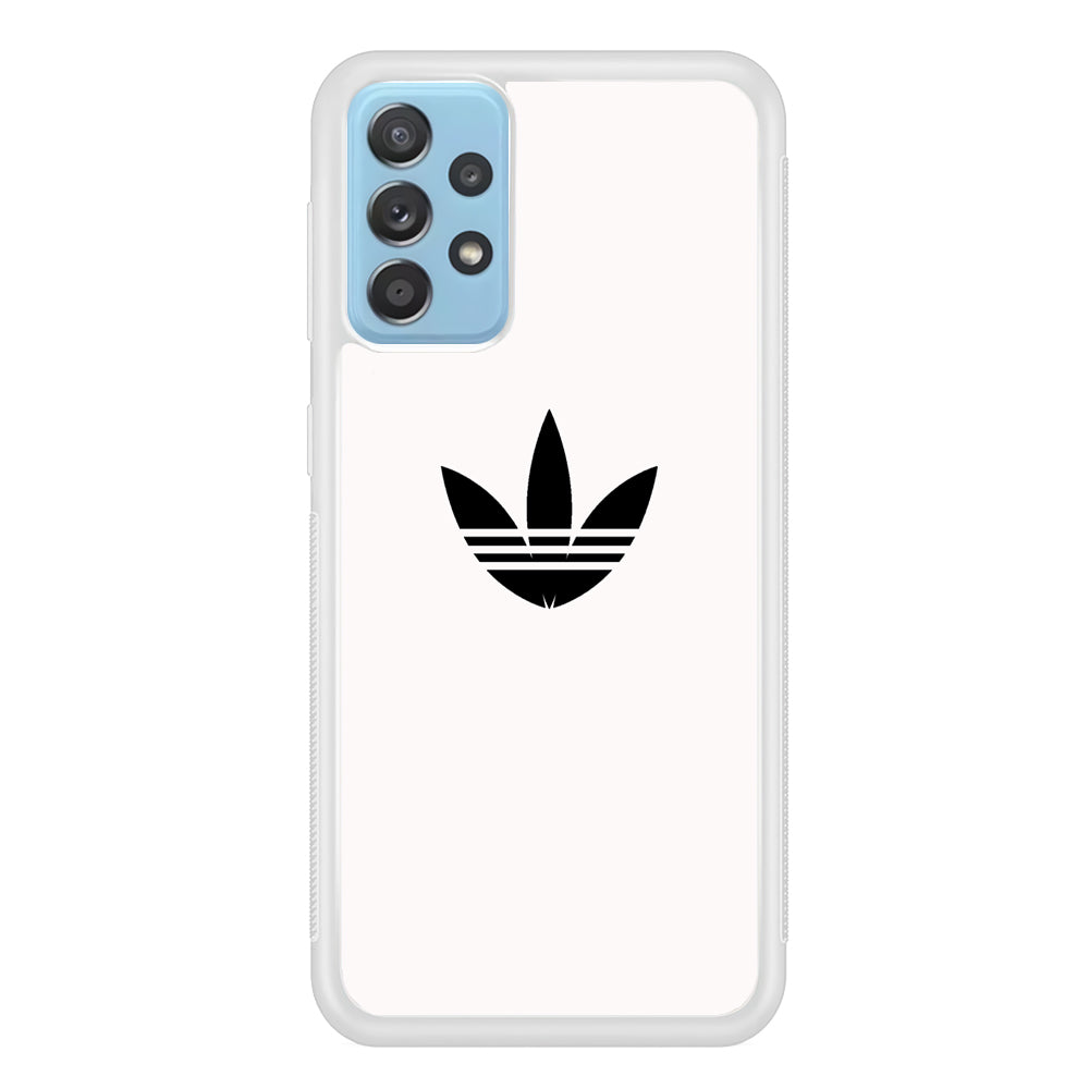 Adidas White Bone Logo Black Samsung Galaxy A52 Case