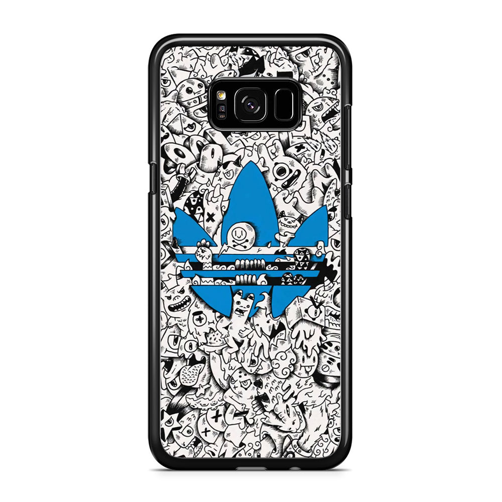 Adidas B&W Doodle Samsung Galaxy S8 Case