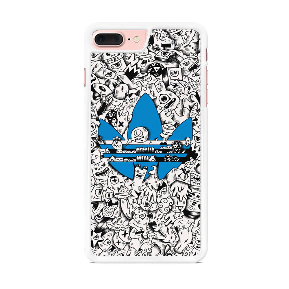 Adidas B&W Doodle iPhone 8 Plus Case