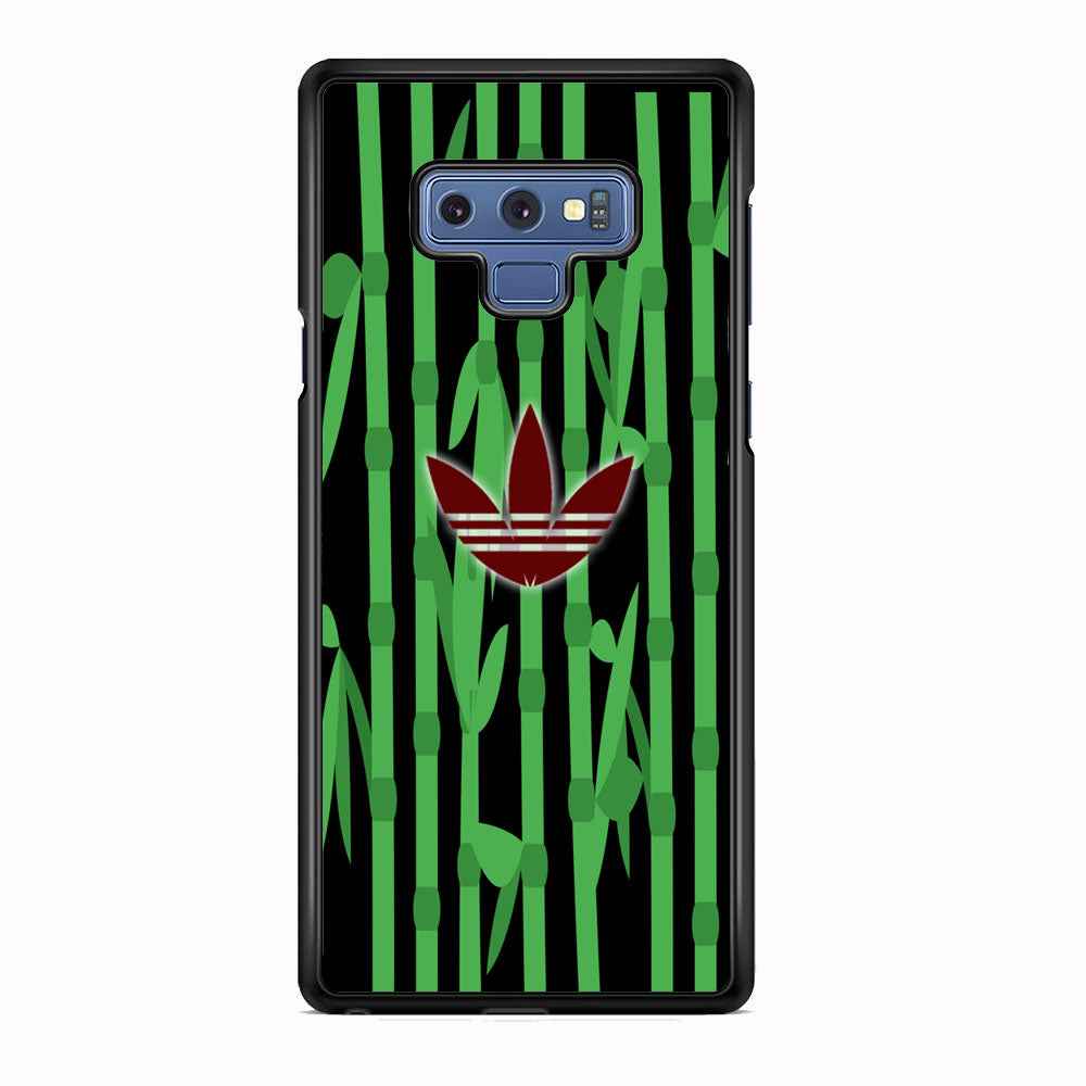 Adidas Bamboo Maroon Logo Samsung Galaxy Note 9 Case Default Title