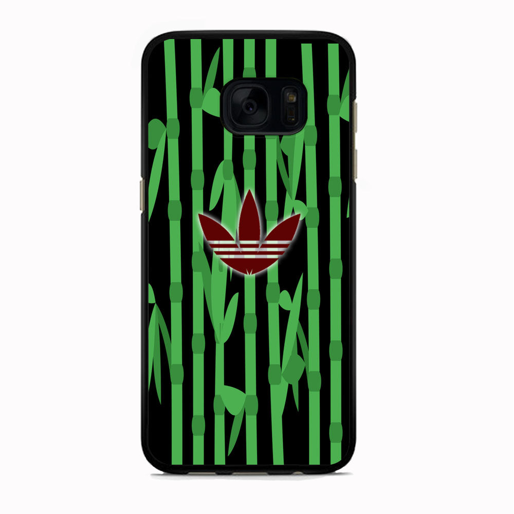 Adidas Bamboo Maroon Logo Samsung Galaxy S7 Case - carneyforia