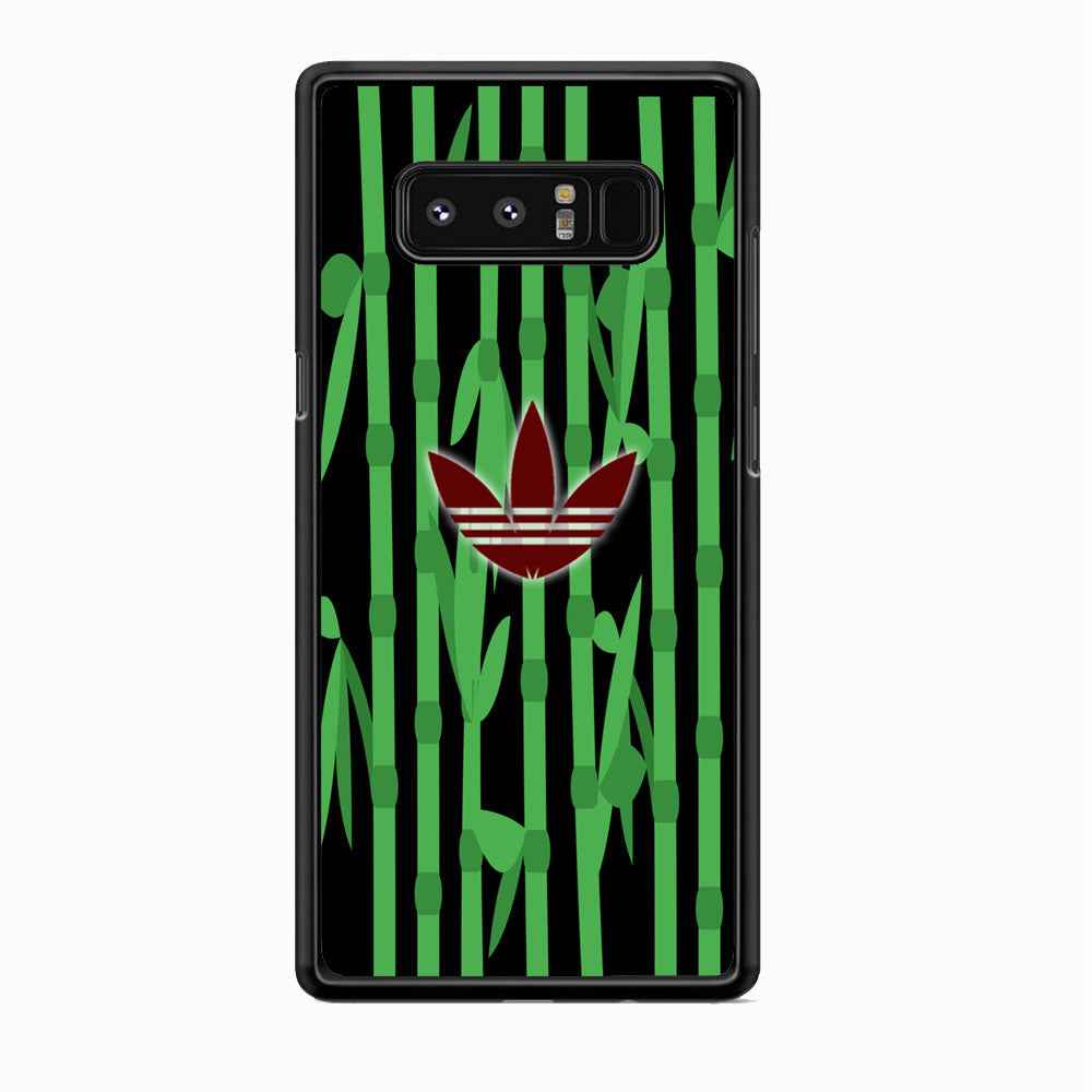 Adidas Bamboo Maroon Logo Samsung Galaxy Note 8 Case Default Title