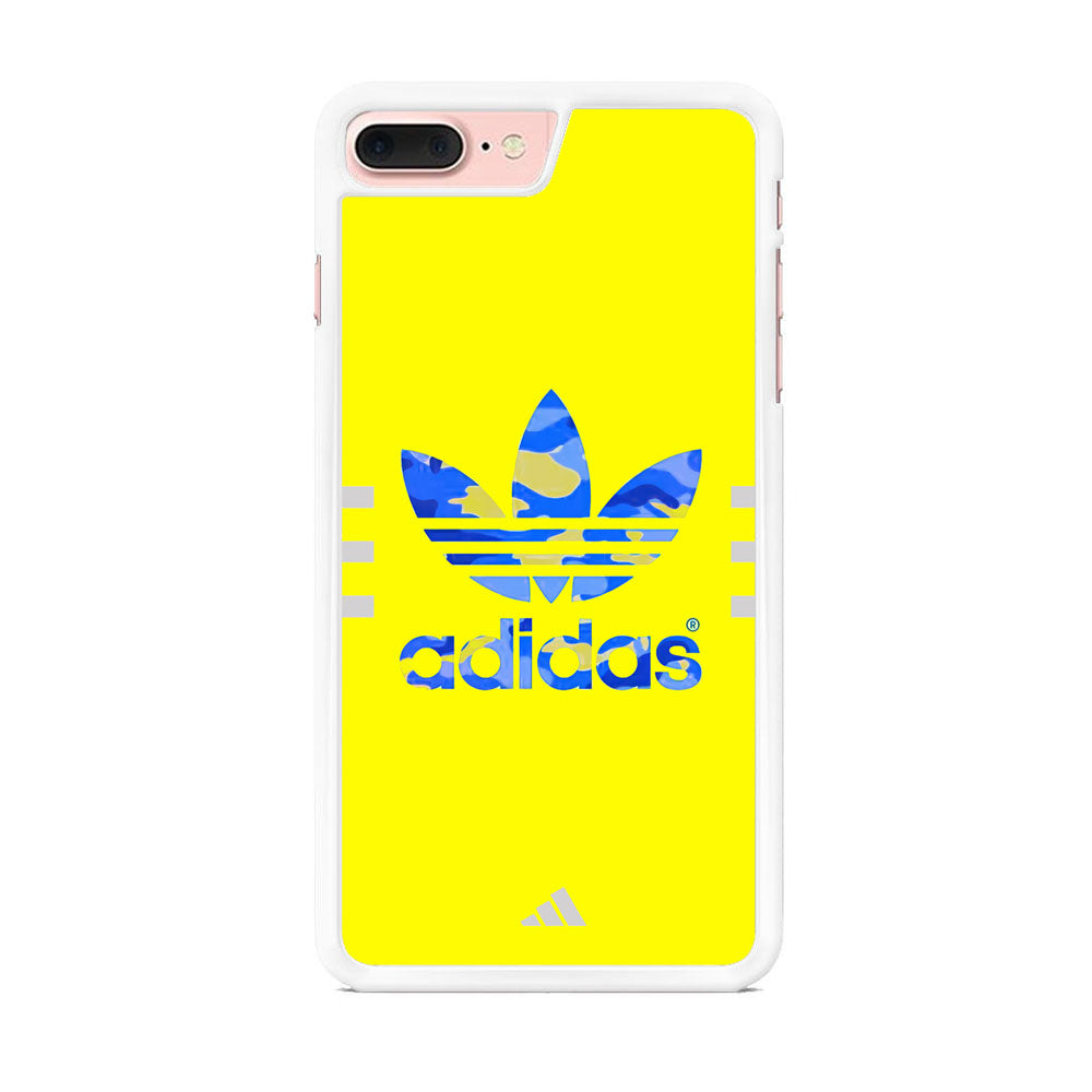 Adidas Camo Ocean Inside iPhone 7 Plus Case Rubber White (2D Case)