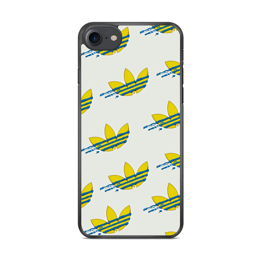 Adidas Doodle Fly Paint Blue iPhone 8 Case