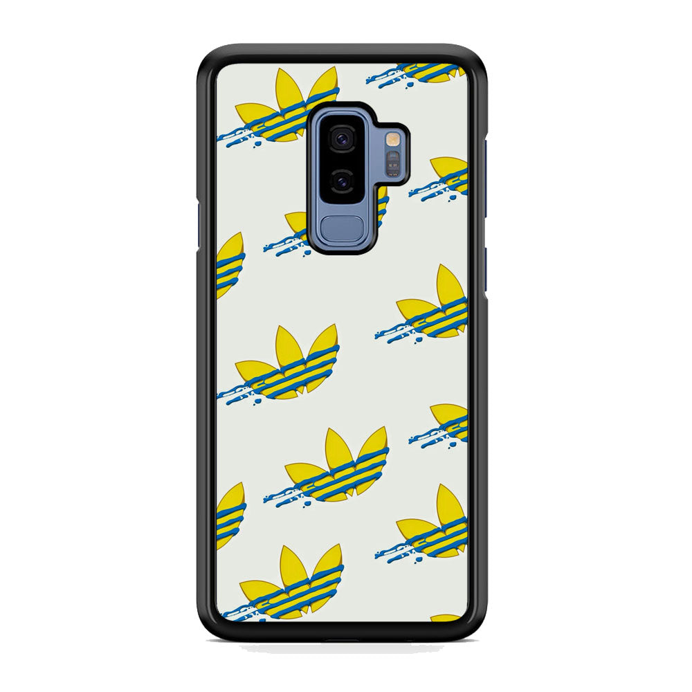 Adidas Doodle Fly Paint Blue Samsung Galaxy S9 Plus Case