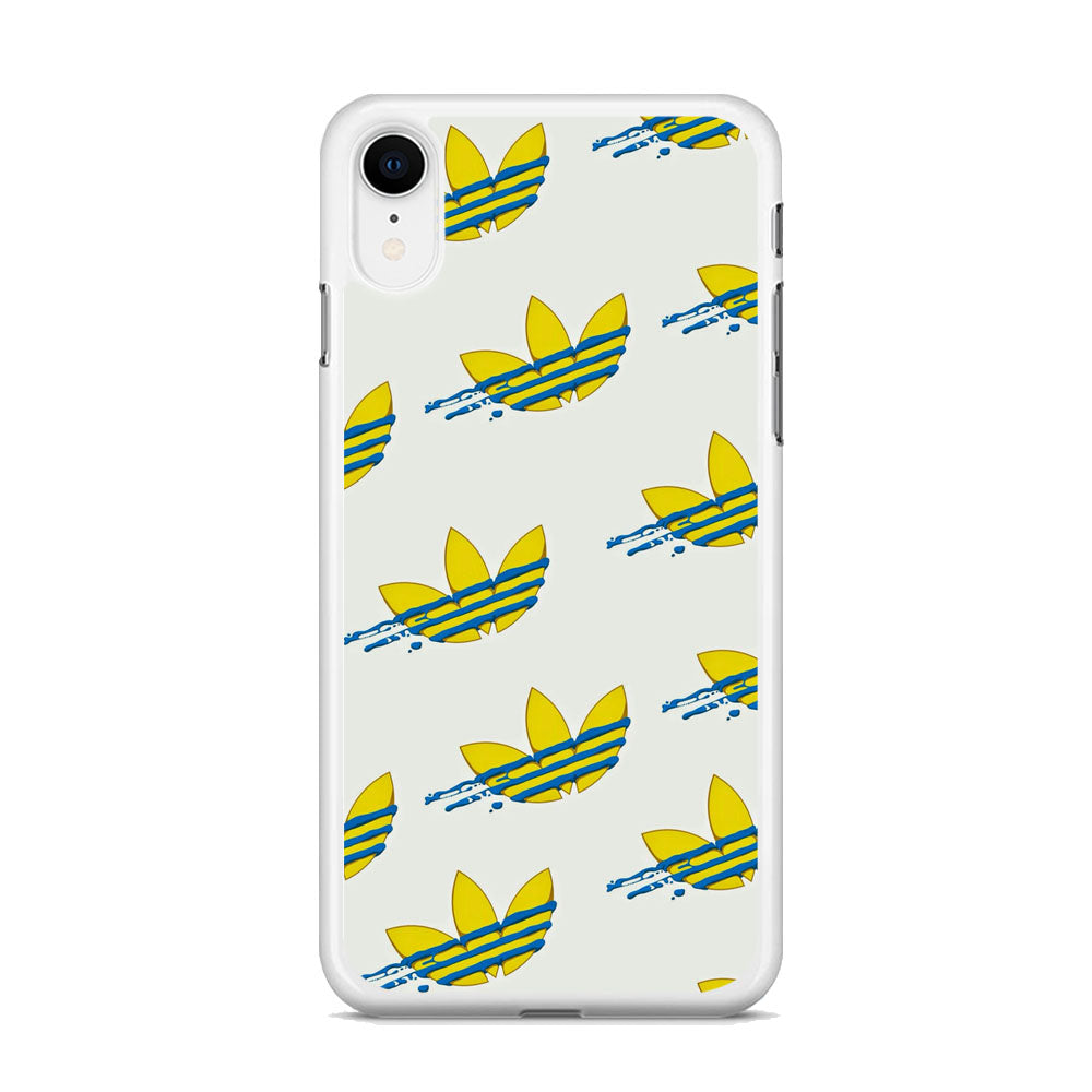 Adidas Doodle Fly Paint Blue iPhone XR Case