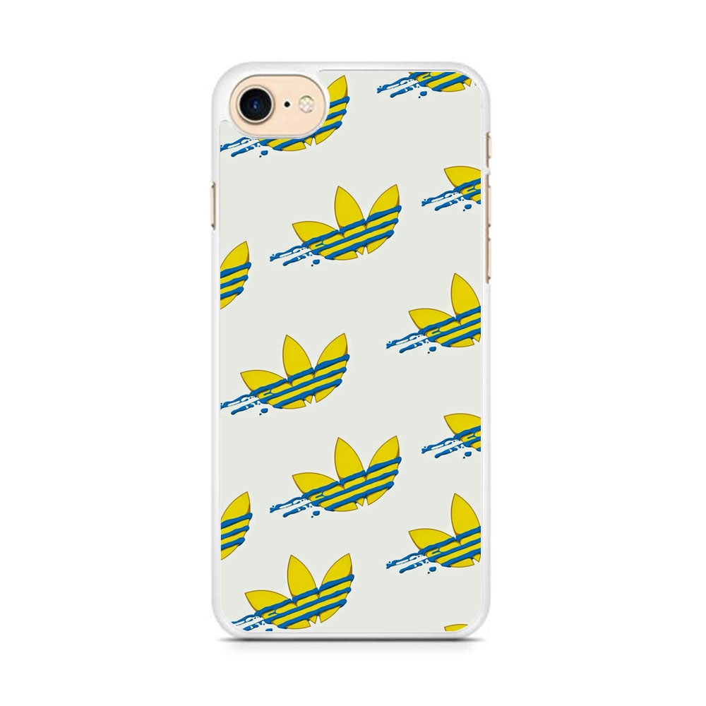 Adidas Doodle Fly Paint Blue iPhone 8 Case