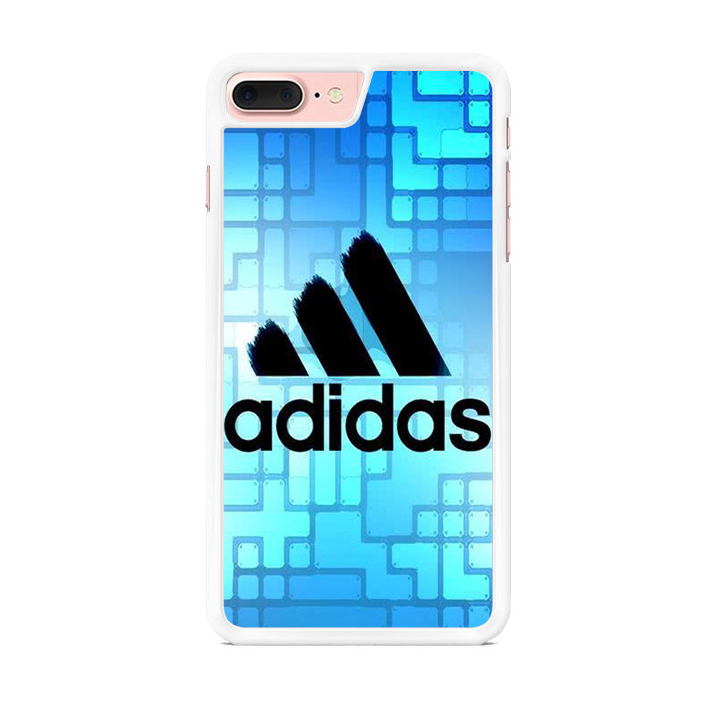 Adidas Logo Blue Abstract iPhone 8 Plus Case
