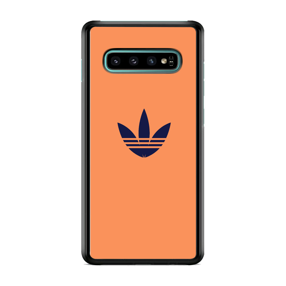 Adidas Logo Light Salmon Orange Samsung Galaxy S10 Case