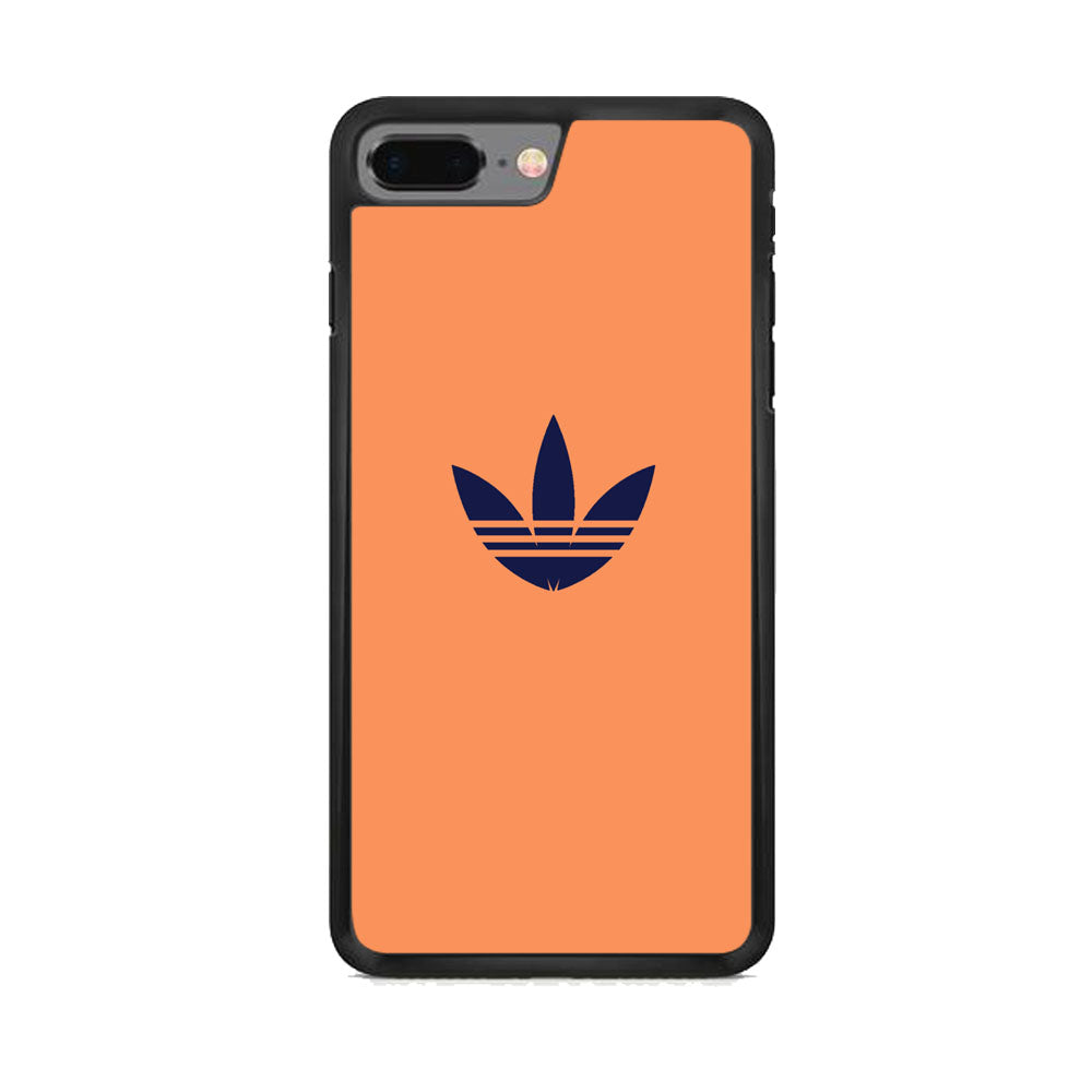 Adidas Logo Light Salmon Orange iPhone 8 Plus Case