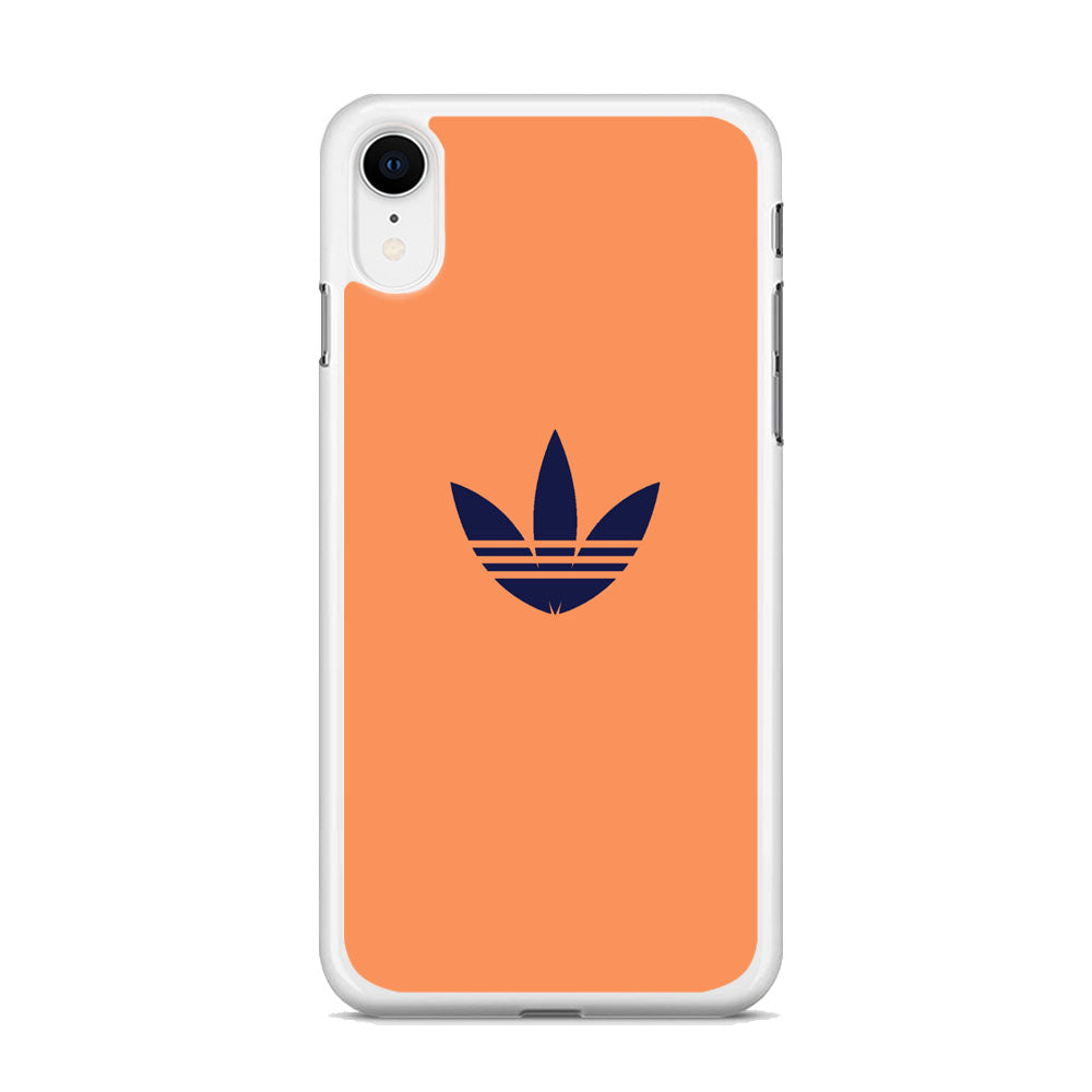 Adidas Logo Light Salmon Orange iPhone XR Case
