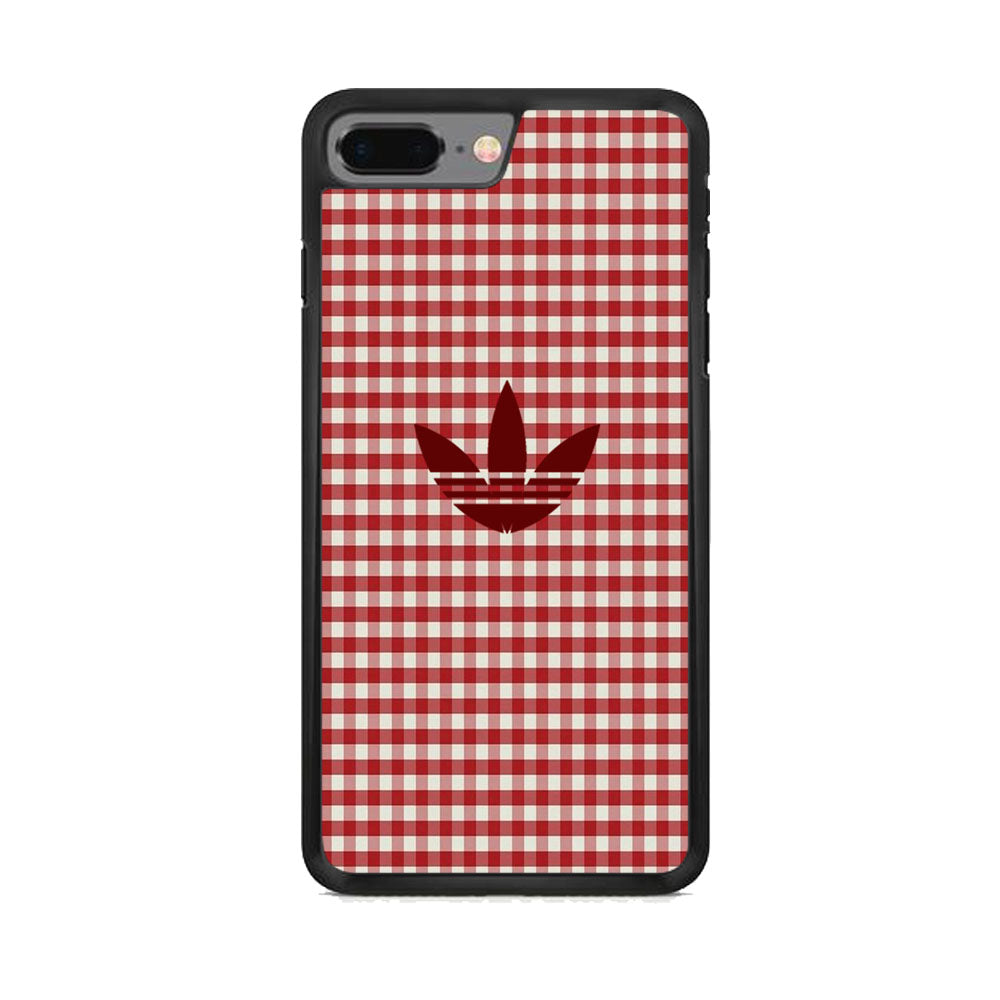 Adidas Red Flannel iPhone 8 Plus Case