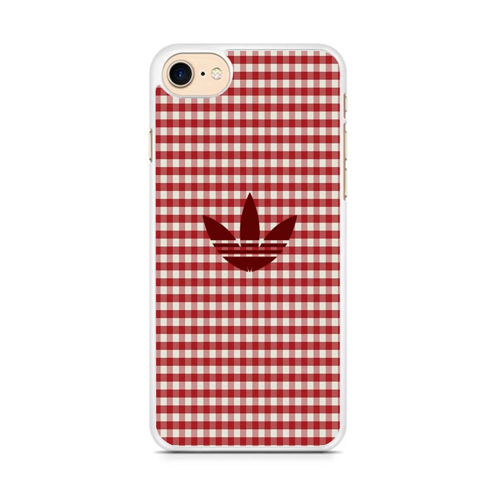 Adidas Red Flannel iPhone 8 Case