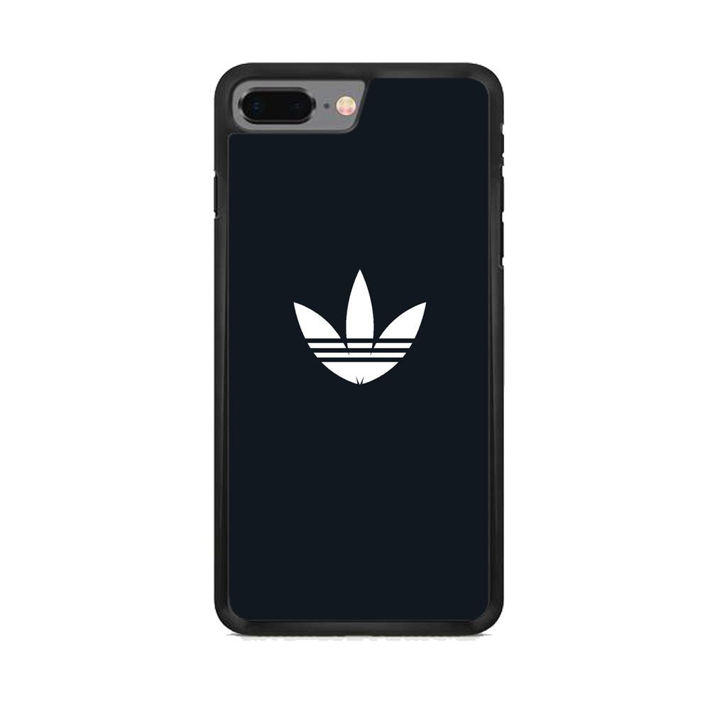 Adidas Space Grey White Logo iPhone 8 Plus Case