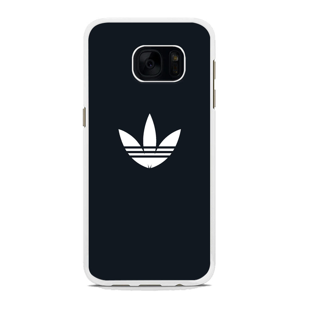 Adidas Space Grey White Logo Samsung Galaxy S7 Edge Case