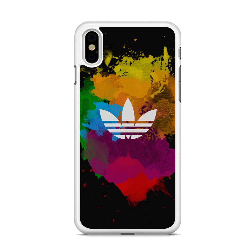 Adidas Splash Paint Logo iPhone XS MAX Case