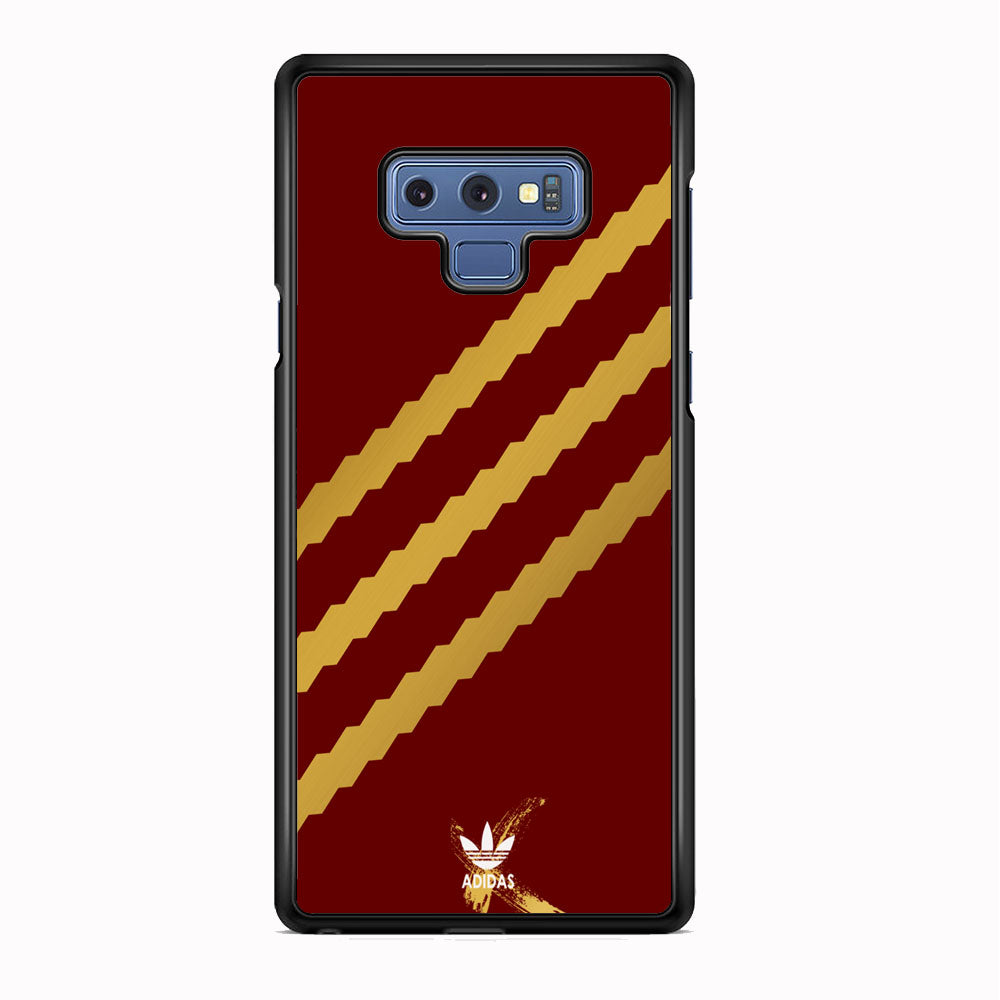 Adidas Stripe Royal Gold Maroon Samsung Galaxy Note 9 Case